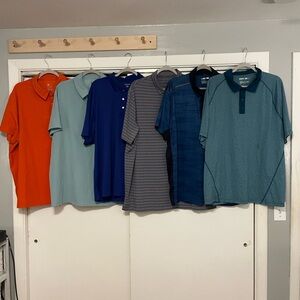 6 men’s polos